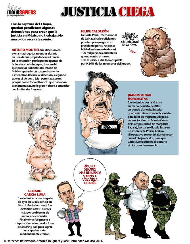 Justicia ciega. DOmingo 2 de marzo de 2014